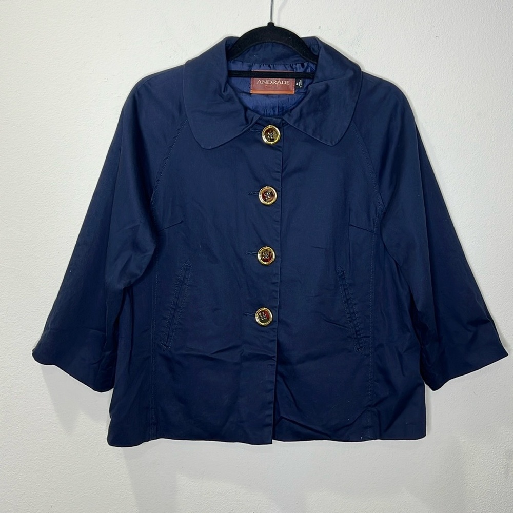 Andrade Blue Long Sleeve Jacket for women